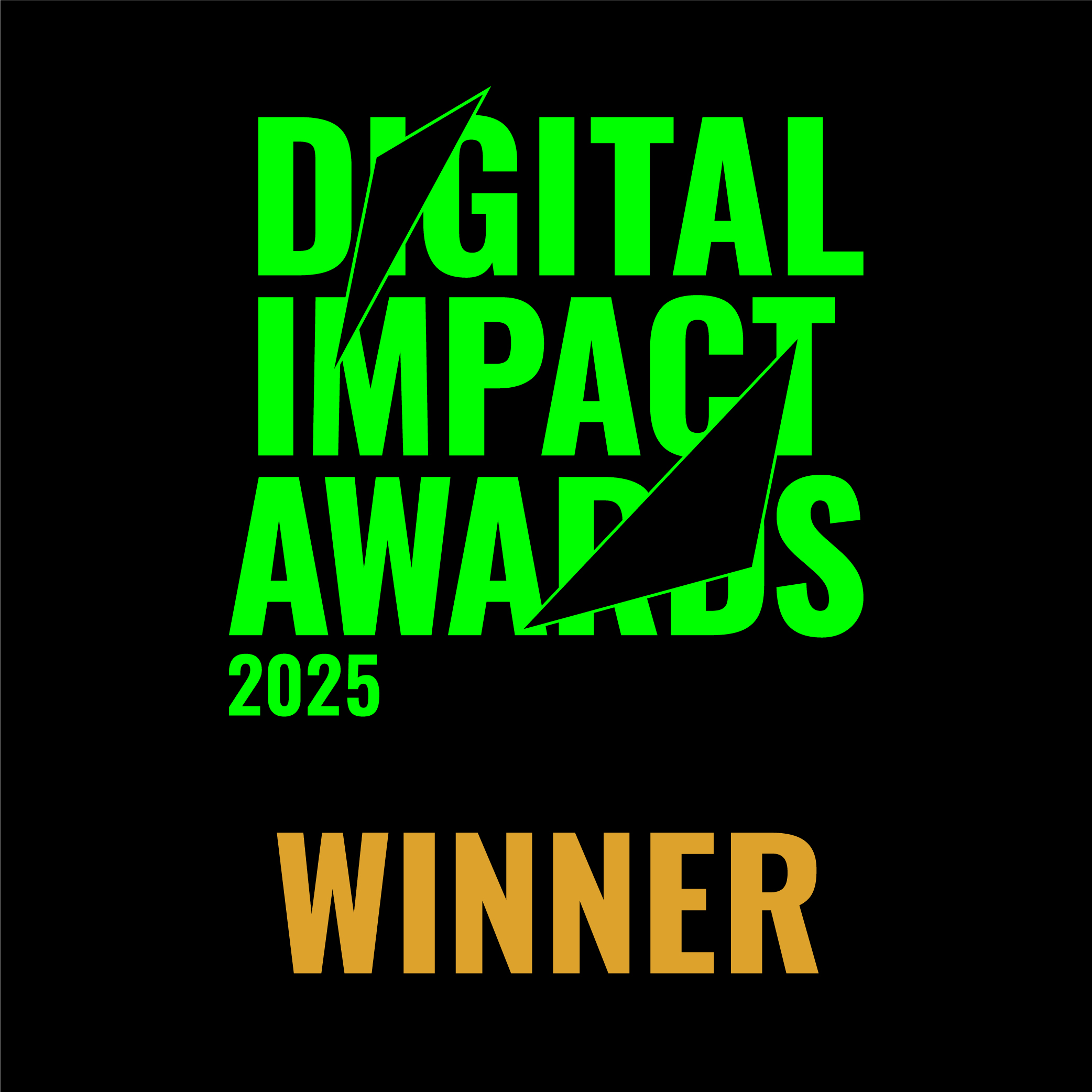 Digital Impact Awards 2025 Gold Award