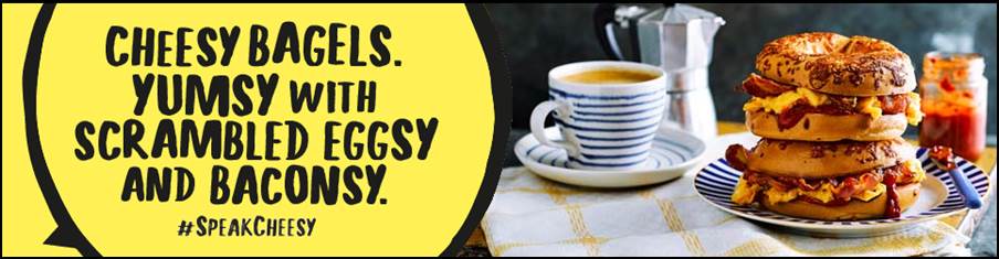 Cheesy Bagels Banner