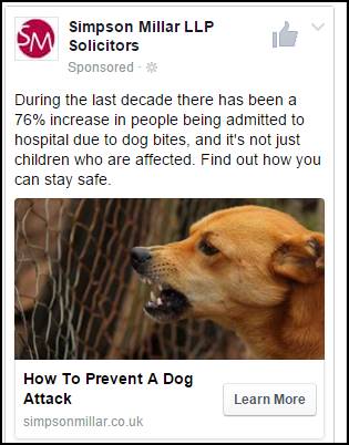 Dog Facebook post