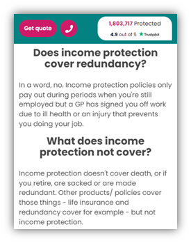 Page the featured snippet came from answering the search query. 