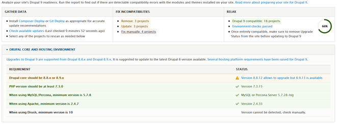 Drupal 9 Screenshot 1