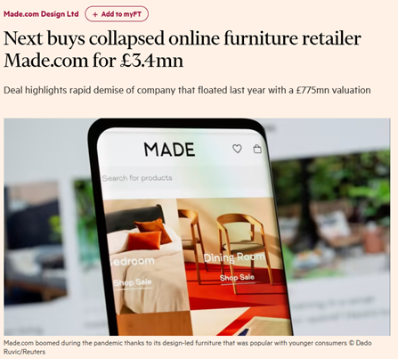 Financial Times snip