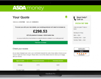 Asda Money Quote