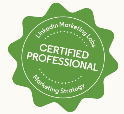 LinkedIn Marketing Strategy Badge